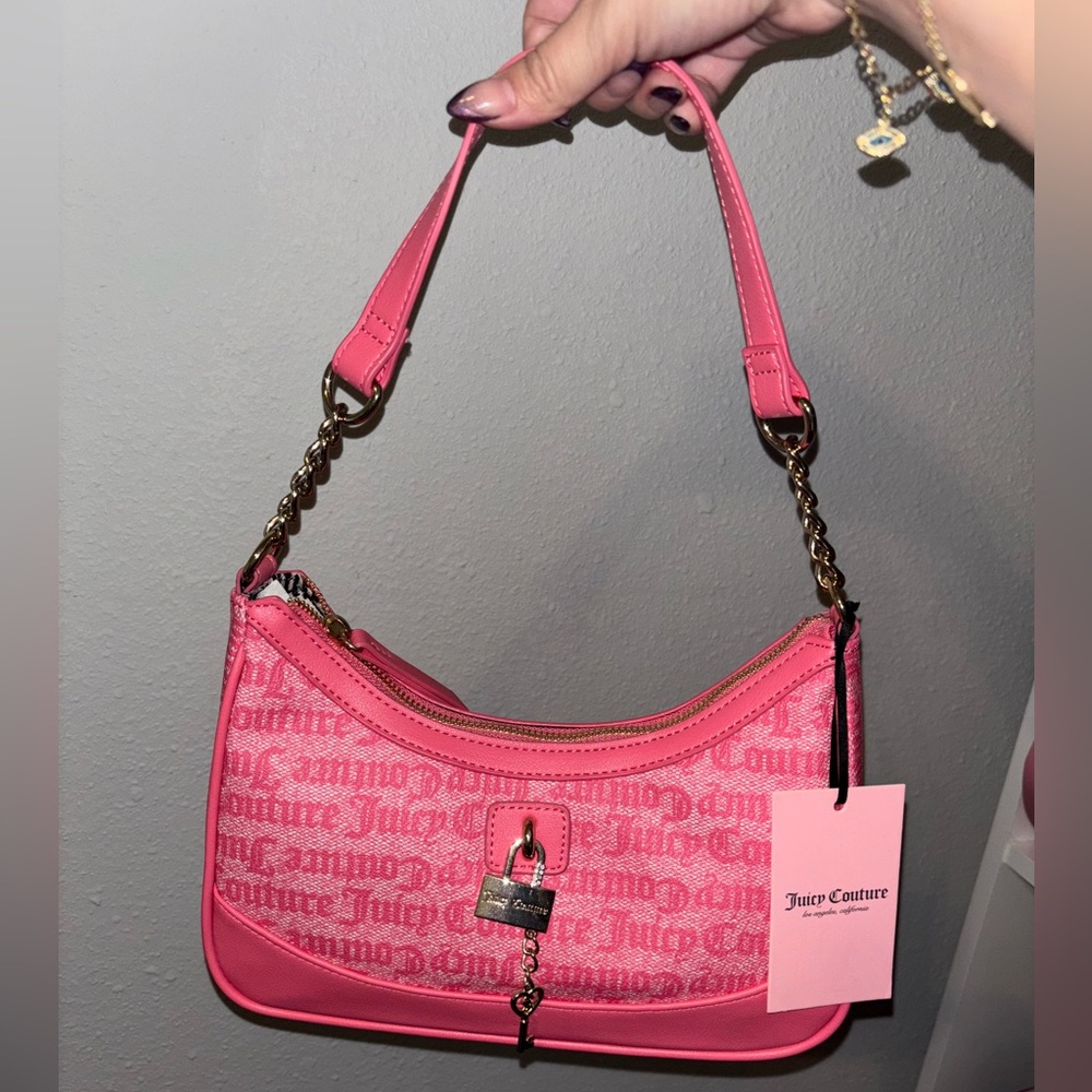 New never used juicy couture eastside westside bag in pink lemonade w/ tag
